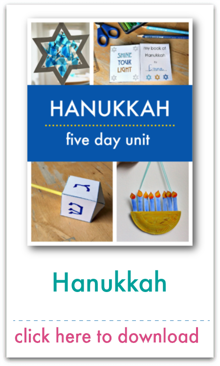 hanukkah five day unit